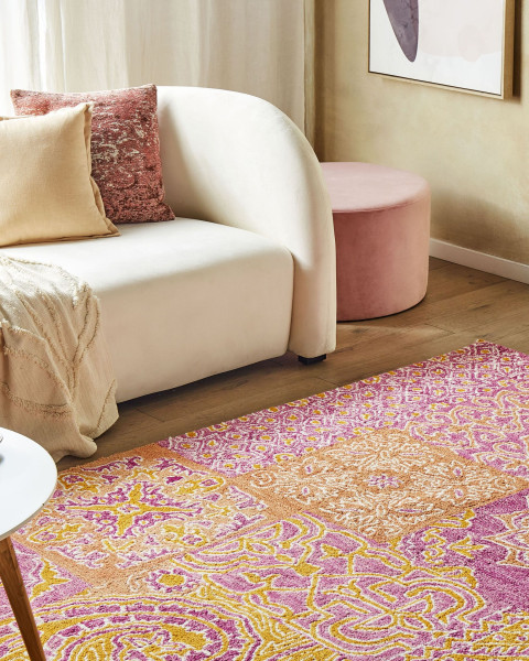 Dywan orientalny vintage 200x200 cm wielokolorowy