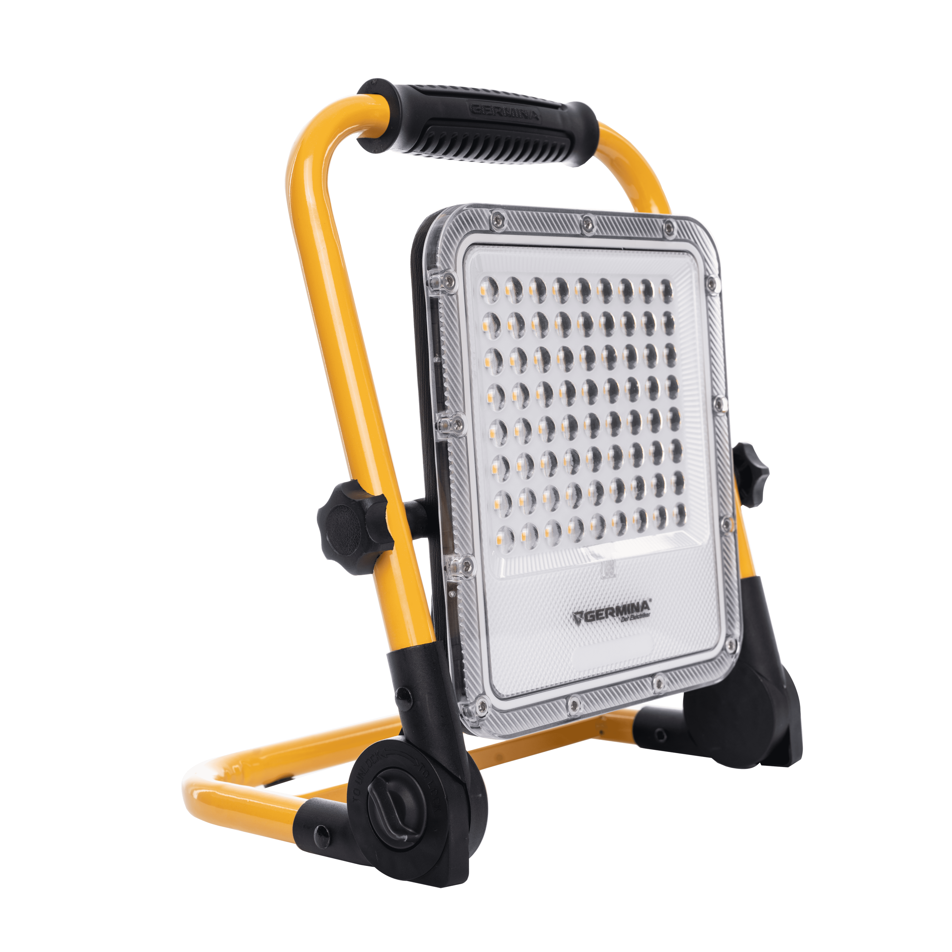 Naświetlacz LED Germina 30W akumulatorowy na statywie 12h 1szt.