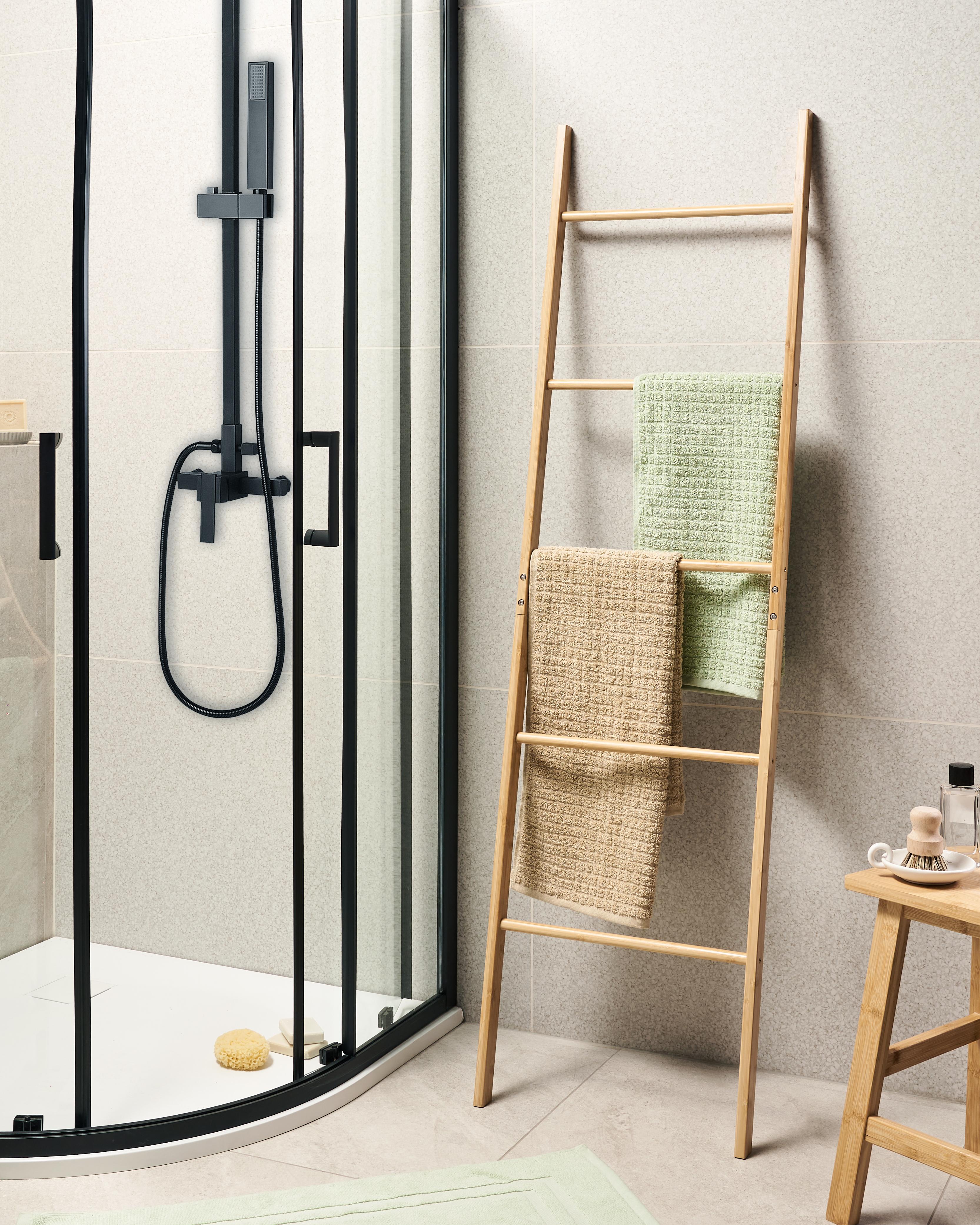 Towel Stand MANAUS Bamboo Light Brown