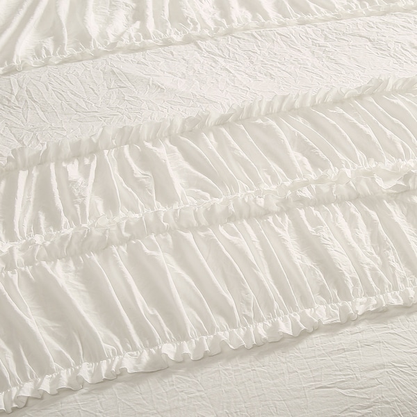 Lush Decor Nova Ruffle 3 Piece Comforter Set