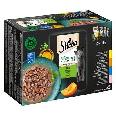 Sheba Nature's Collection in Sauce Saver Pack 48 x 85g
