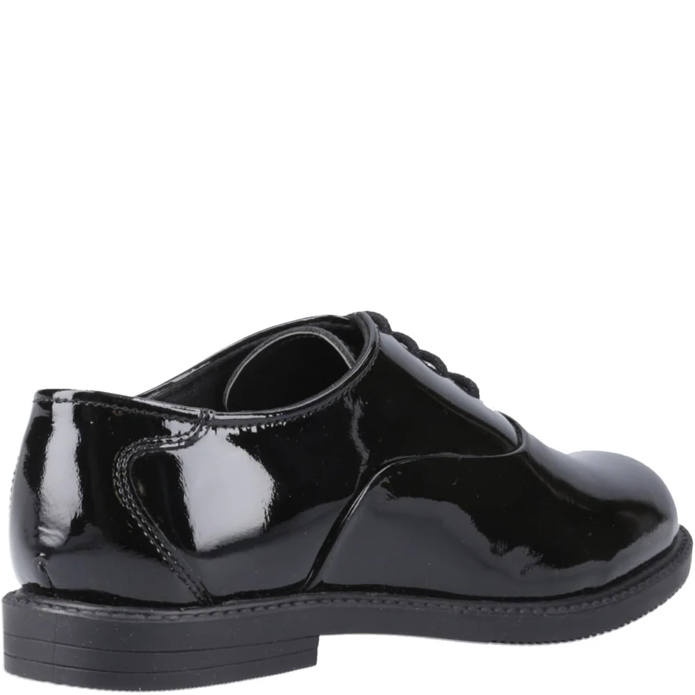 Hush Puppies Nellie Patent Junior School Shoes