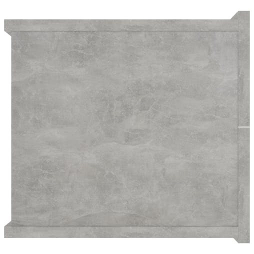 NNEVL Bedside Cabinets 2 pcs Concrete Grey 40x30x30 cm Chipboard