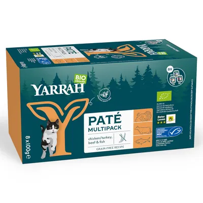Yarrah Organic Pâté Multipack 8 x 100g