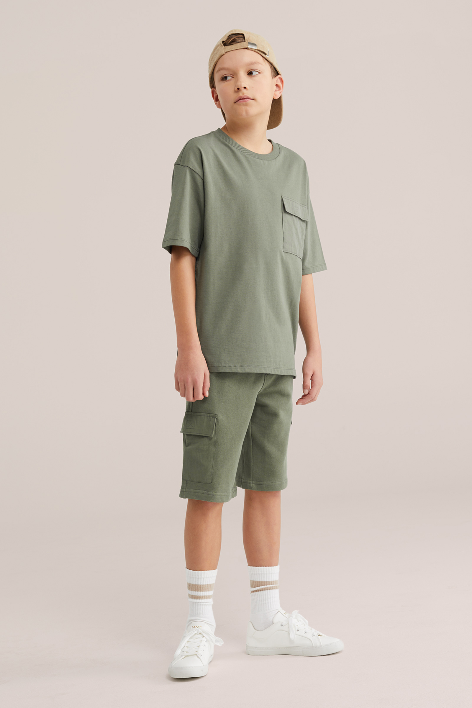Jongens regular fit cargo short