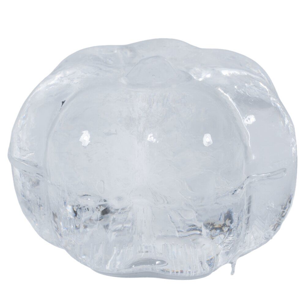 Moule à glaçons silicone x4 forme citrouille transparent