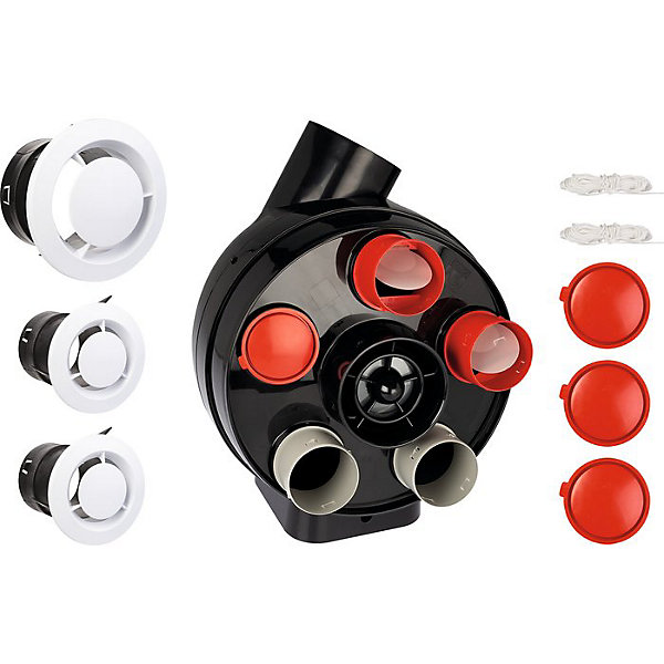 Kit VMC simple flux auto-réglable Vort Penta KVAPE5 - double isolation électrique - consommation réduite
