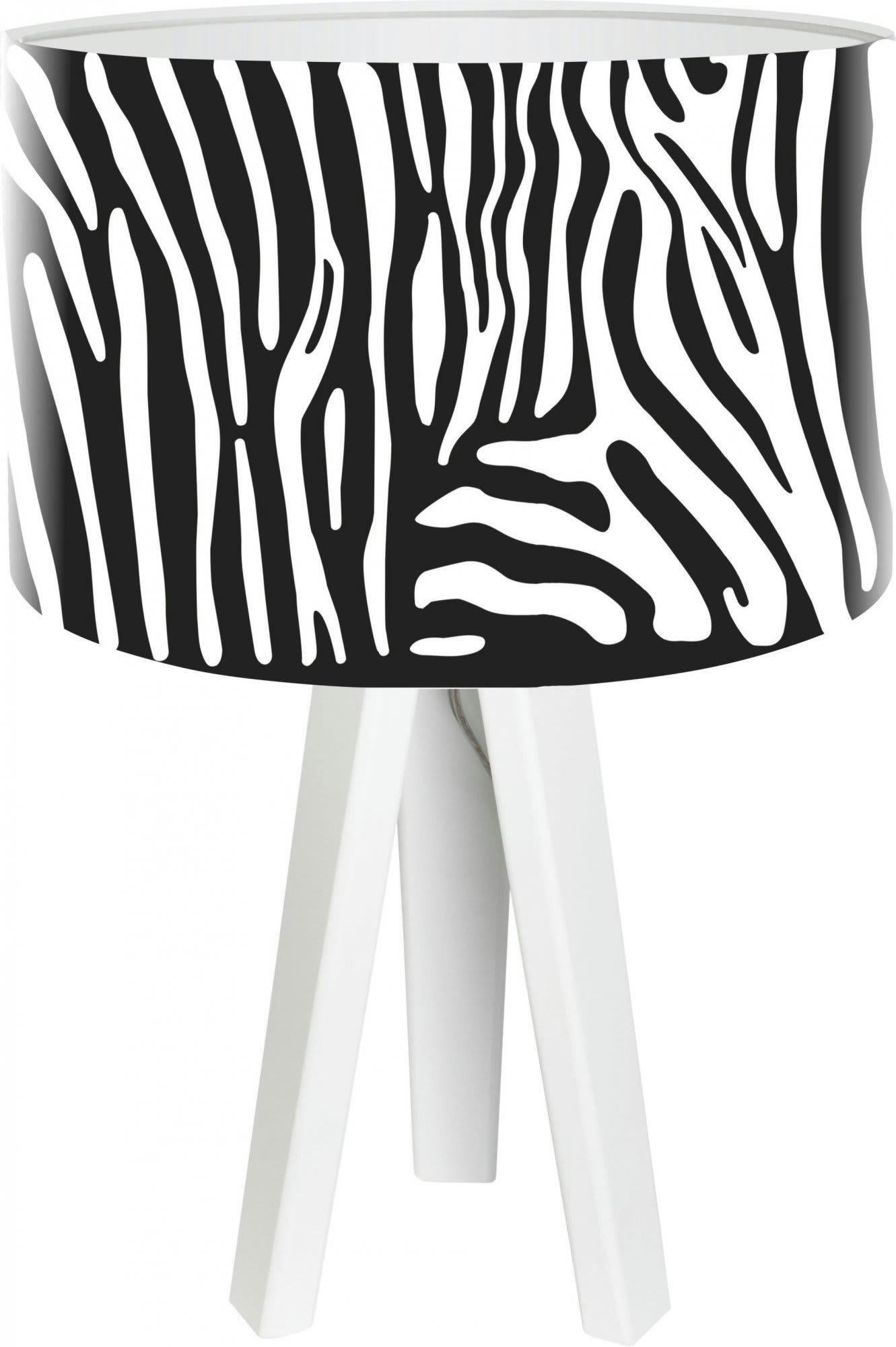 STAMPS - Lampe de chevet Bois Noir 30x30x45 cm