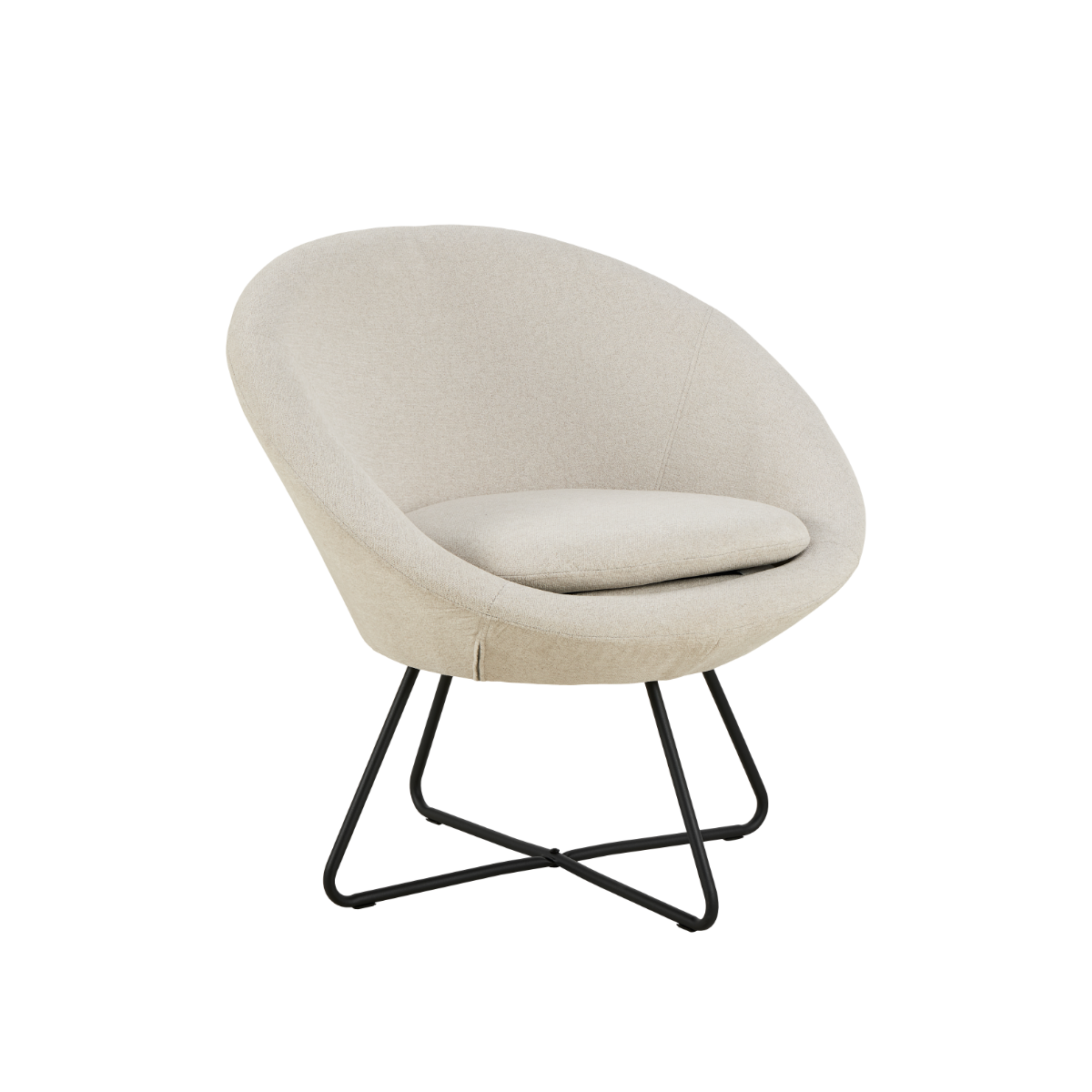 Rebellenclub Fauteuil Otta - Beige