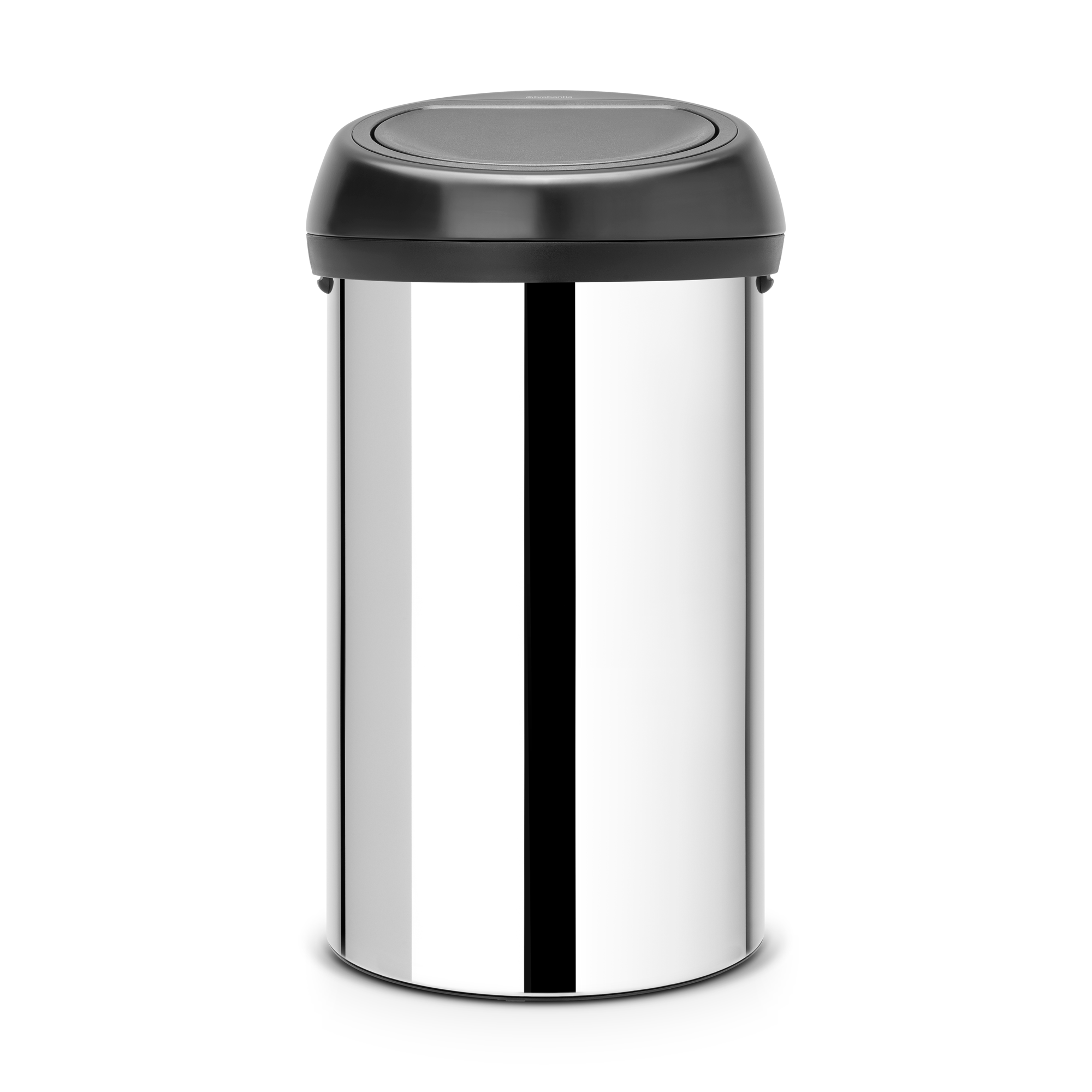 Brabantia Touch Bin afvalemmer, 60L - Brilliant Steel