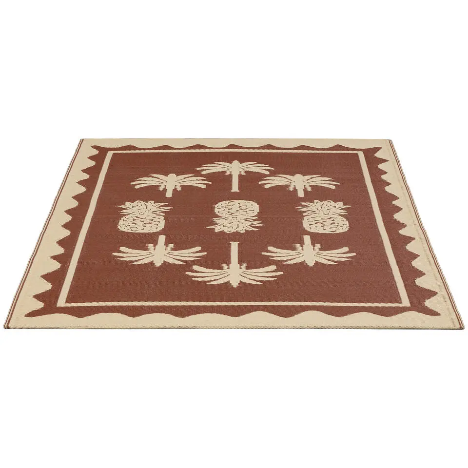 Buitenkleed Palmiera - terra/off-white - 120x180 cm