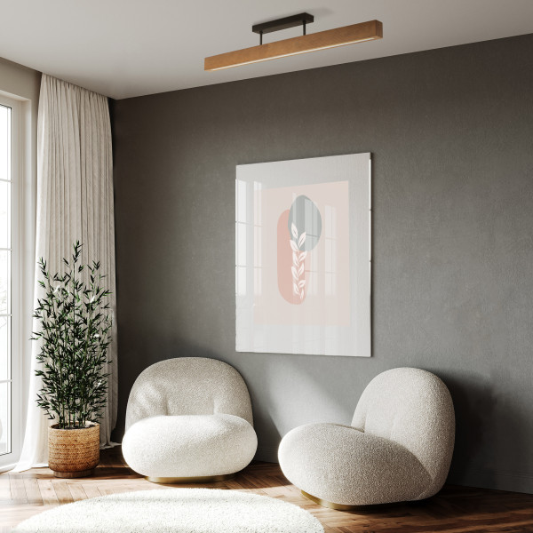 Teo led orzech lampa sufitowa