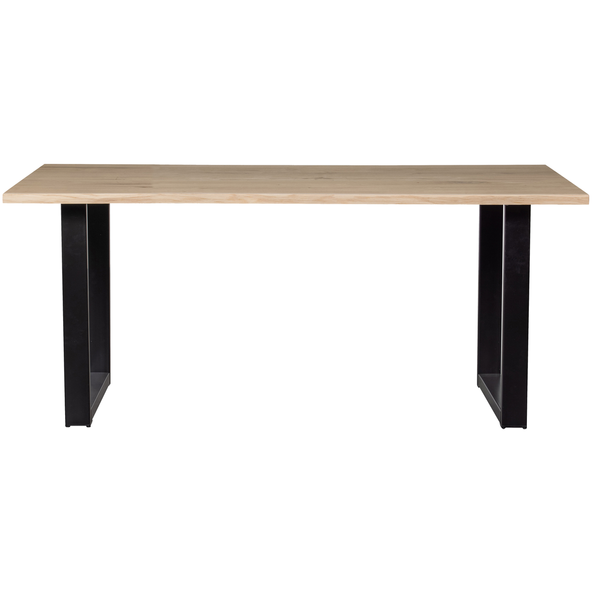 WOOOD boomstam tafel met u-poot Tablo - Eiken - 75x180x90