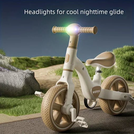 NNEOBA Kids Balance Trike with Training Wheels (2-in-1)