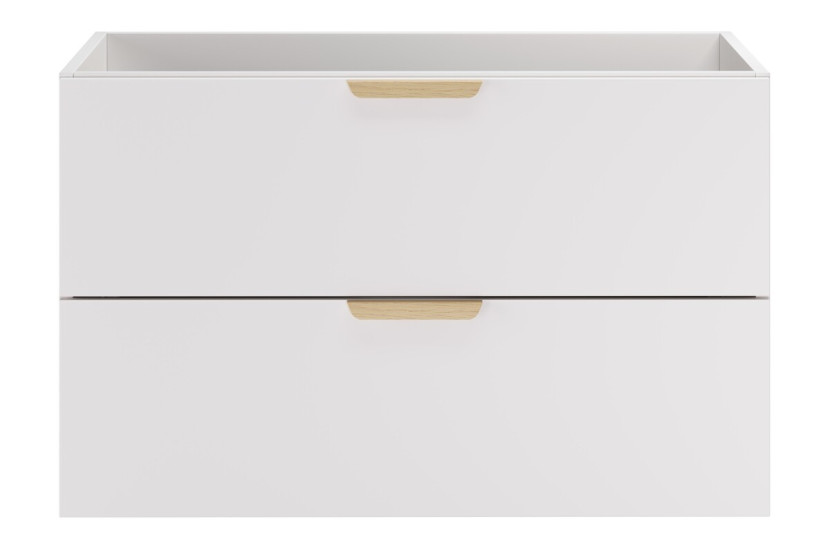 Szafka pod umywalkę 80cm 2 szuflady ASTER WHITE 82-80-46-2S