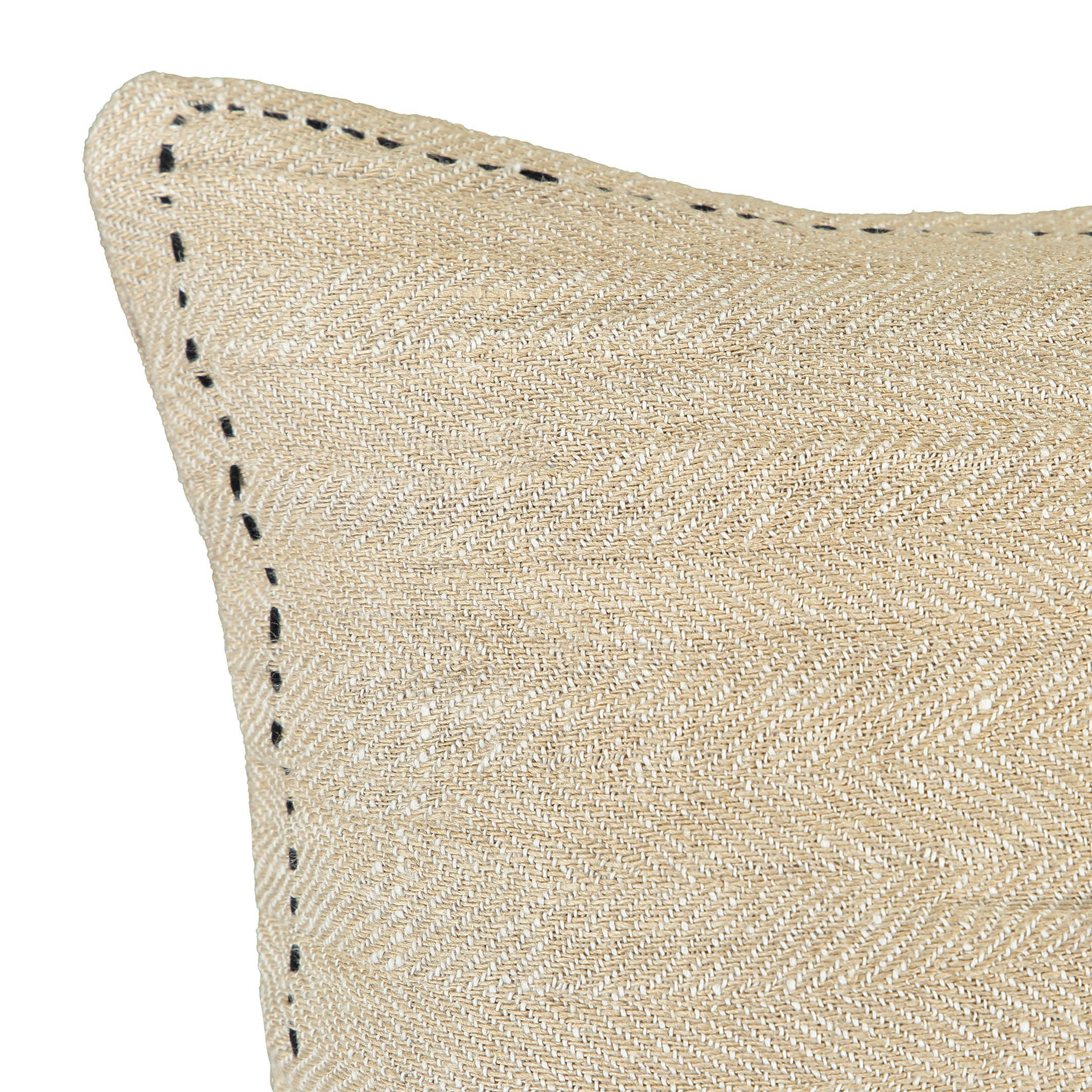 Housse de coussin lin imprimé Tasha