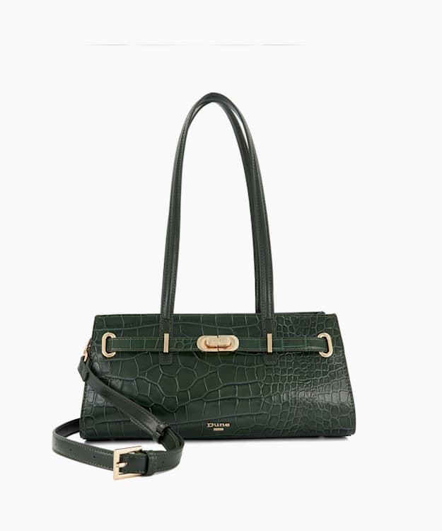 Depend Dark Green - Leather Shoulder Bag
