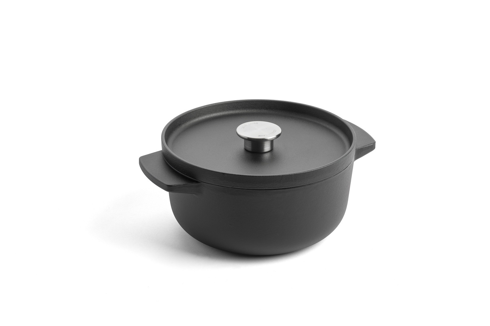 KitchenAid Garnek żeliwny Cast Iron 22cm 3.3l czarny matowy