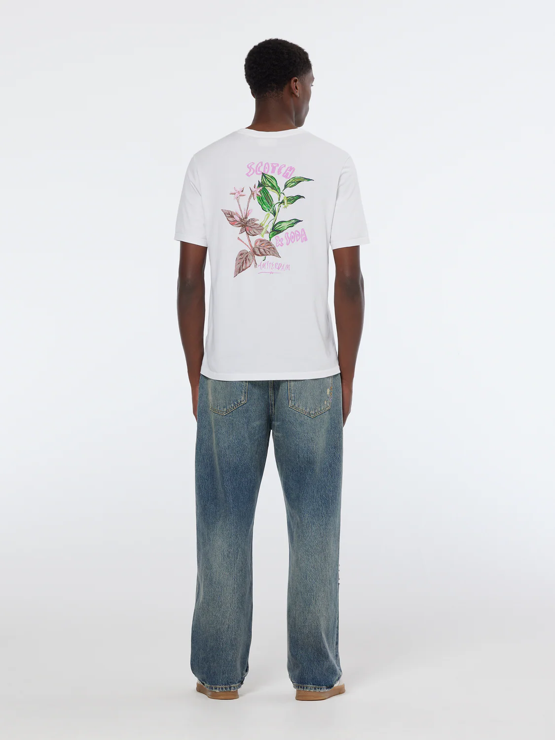 Floral Artwork T-Shirt
