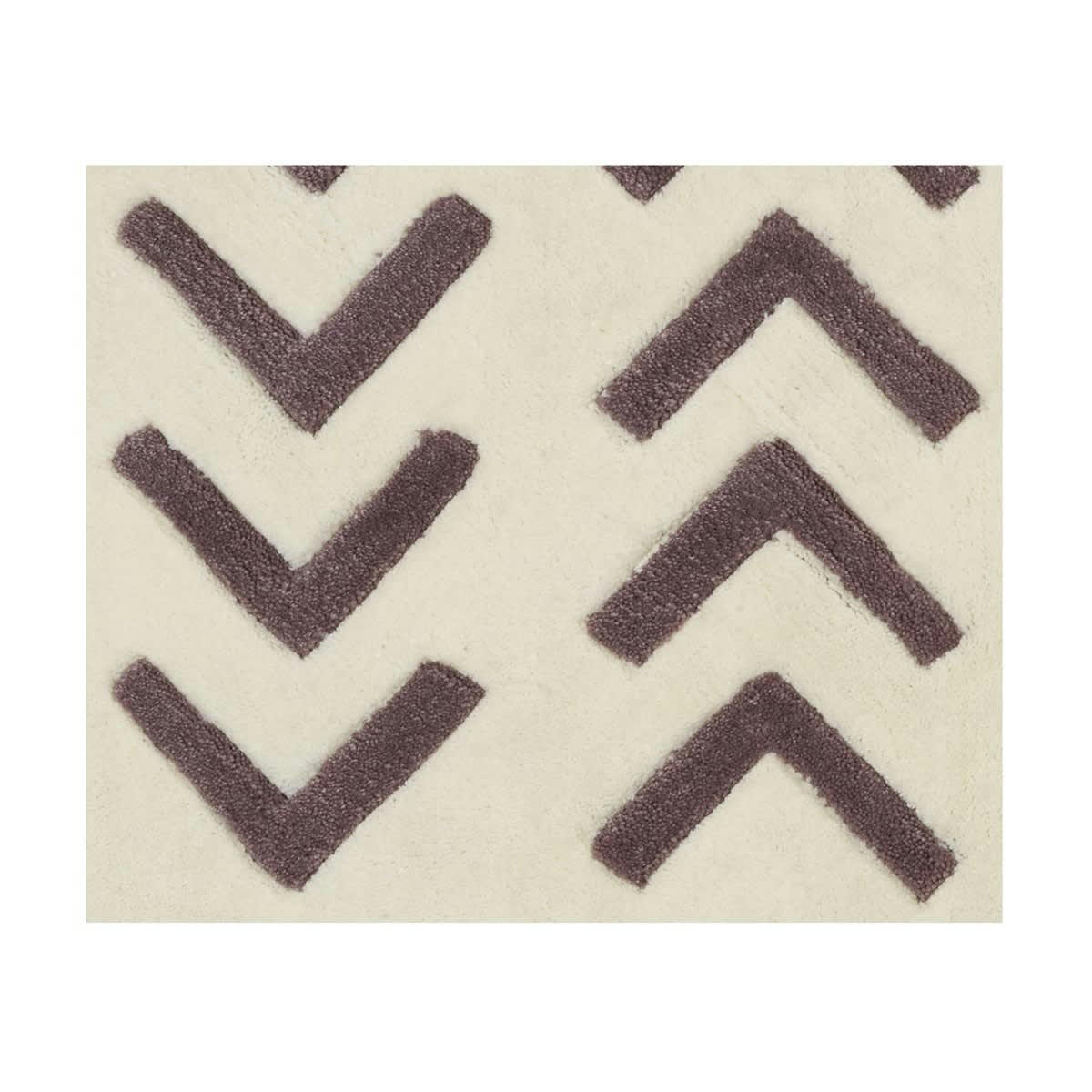 KENZA - Tapis De Chambre 90x90Cm en Acrylique Beige