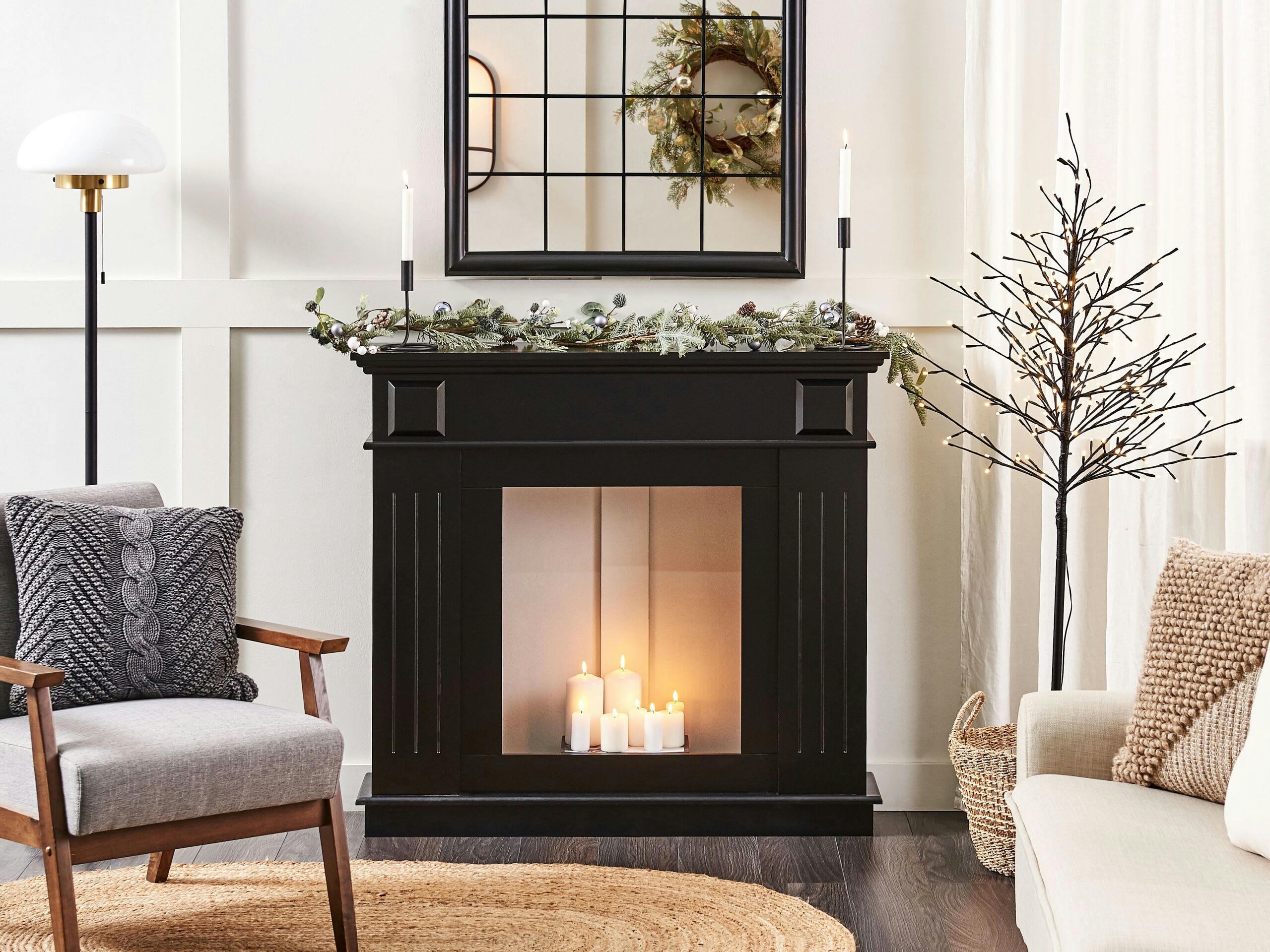 TUMARE - Encadrement de cheminée noir