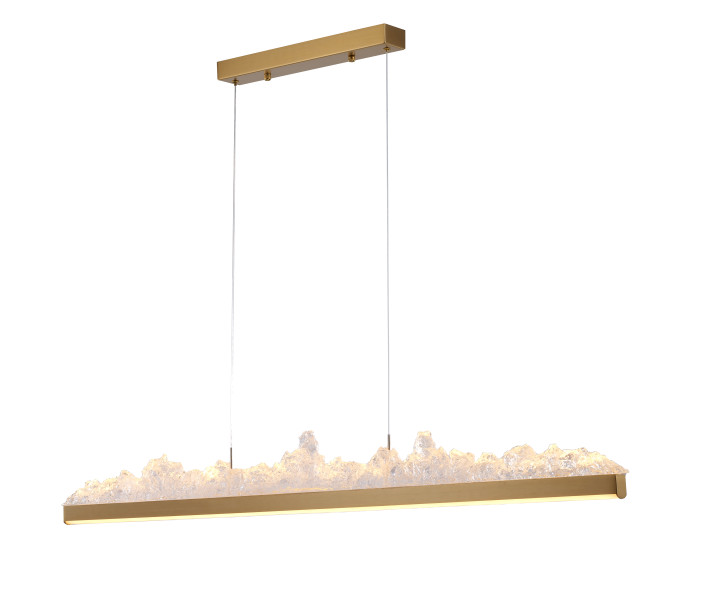 Lampa wisząca MONTANA LONG LED złota 125 cm