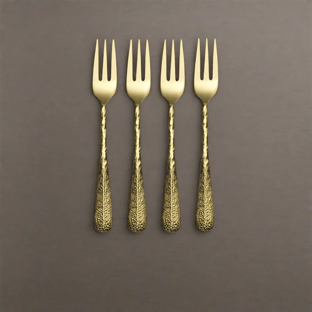 Sable Gold Set of 4 Appetizer Forks