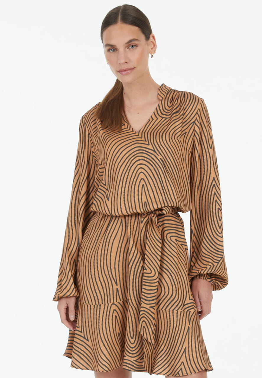 Kleid mit grafischem Print