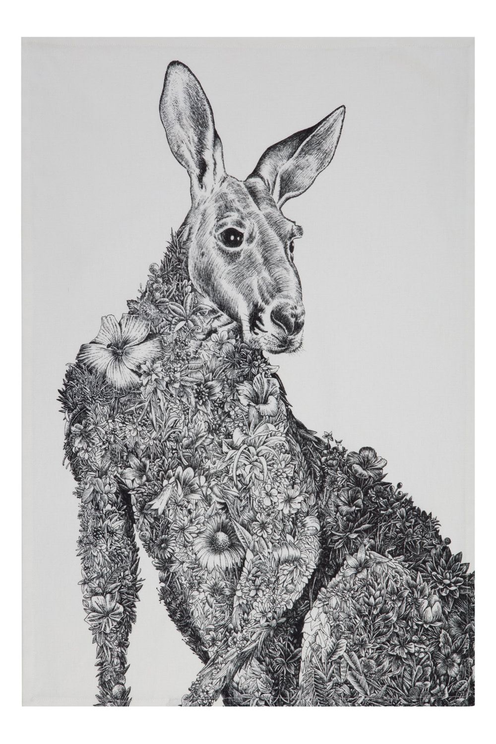 Maxwell & Williams Marini Ferlazzo Kangaroo Print 100% Cotton Tea Towel