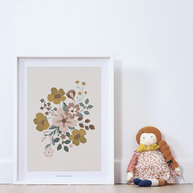 CAPUCINE - Affiche Autumn Blooming (30 x 40 cm)