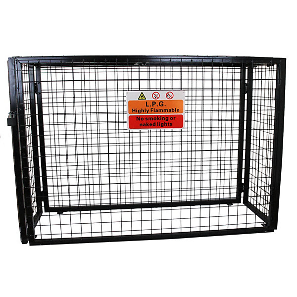 Cage Métallique de 149cm de large pour Bouteilles de Gaz