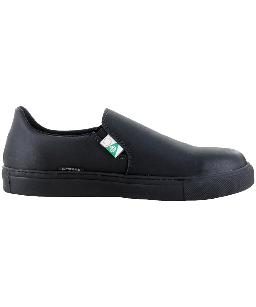 Mellowwalk Women's Steel Toe Composite Plate Jessica Slip On Safety Shoes - Black