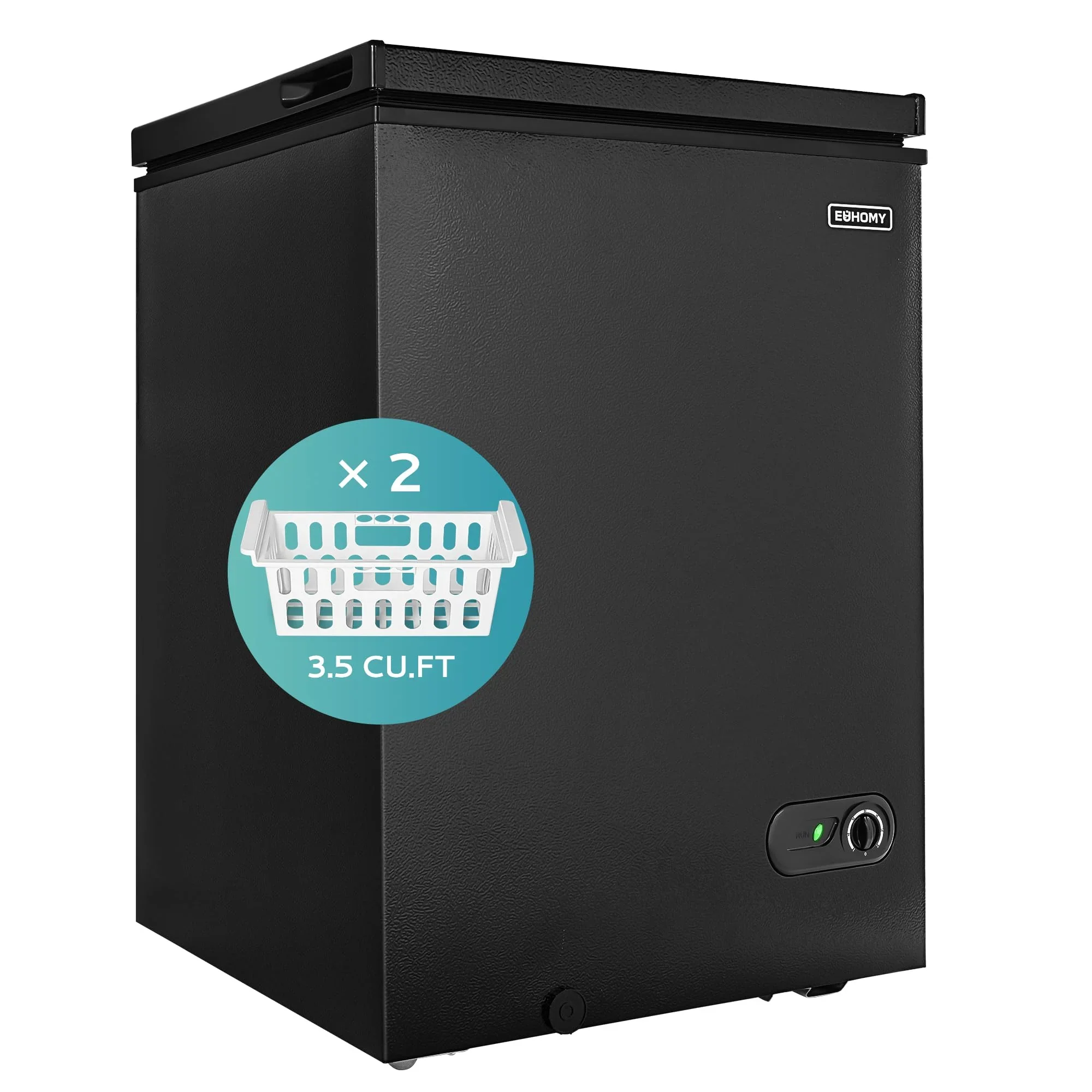 3.5 Cu.Ft Chest Freezer with Removable Basket