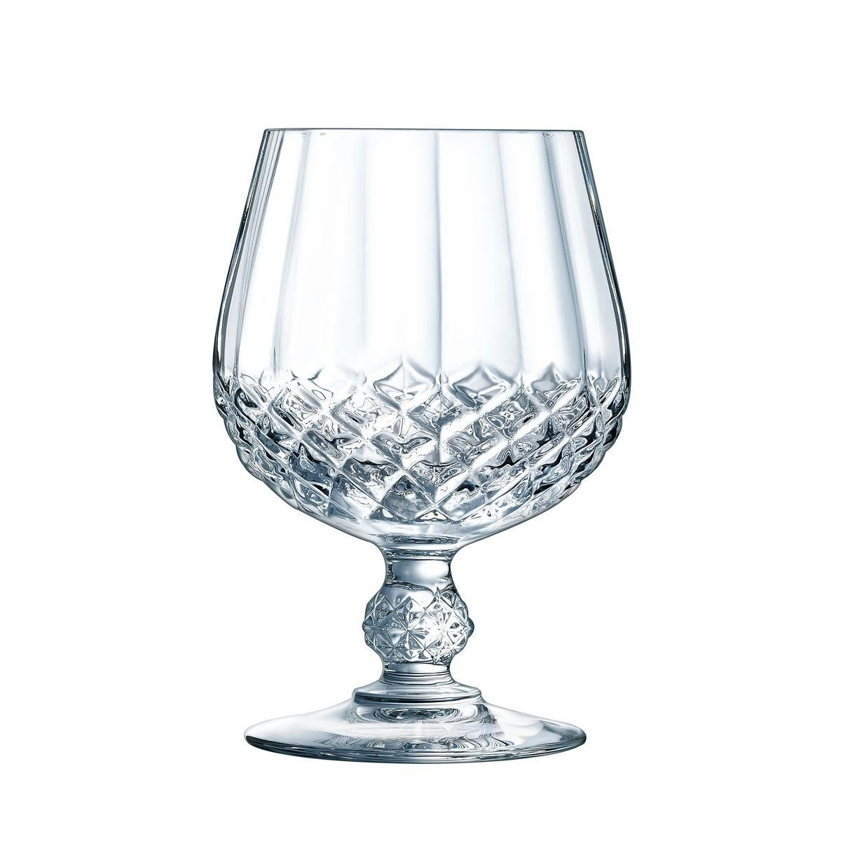 LONGCHAMP - 6 verres à Cognac 32cl - Verre ultra transparent au design vintage
