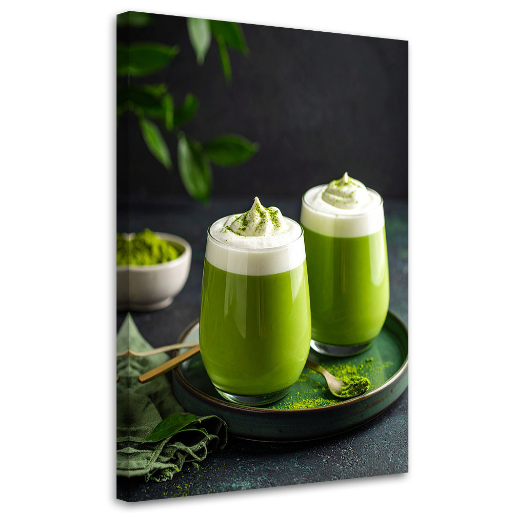 Obraz do kuchni jadalni baru, Matcha Latte 20x30