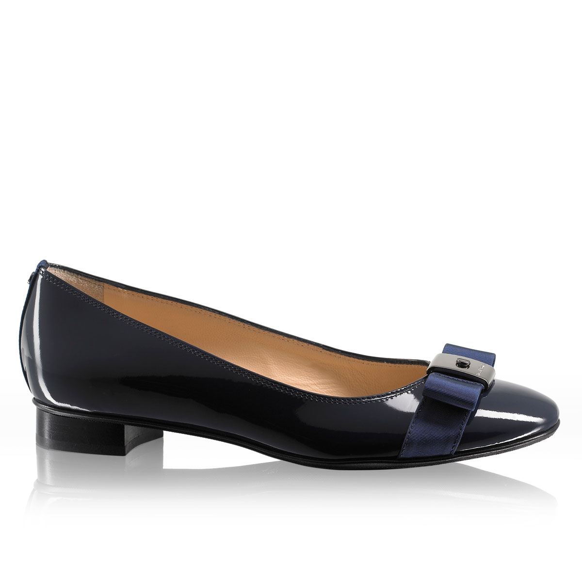 Russell & Bromley SMOOTHIE 2 Bow Trim Flat