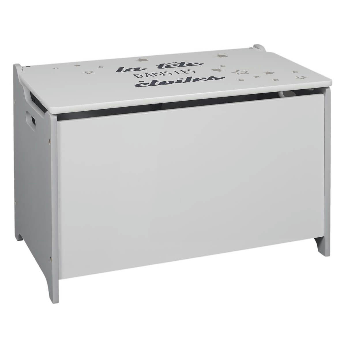 IZARRA - Coffre  à jouets enfant motif etoiles