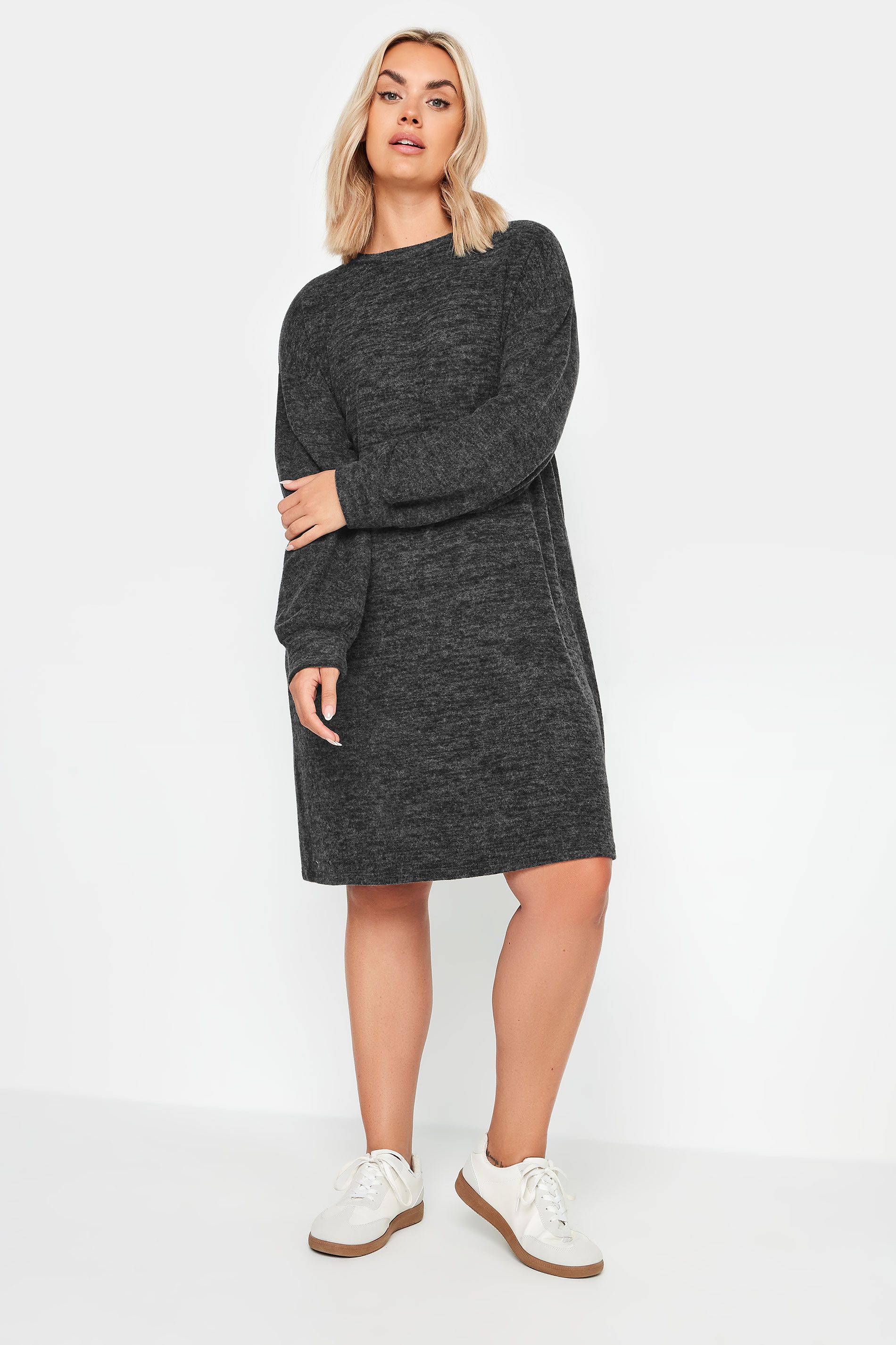 Yours Soft Touch Jumper Dress