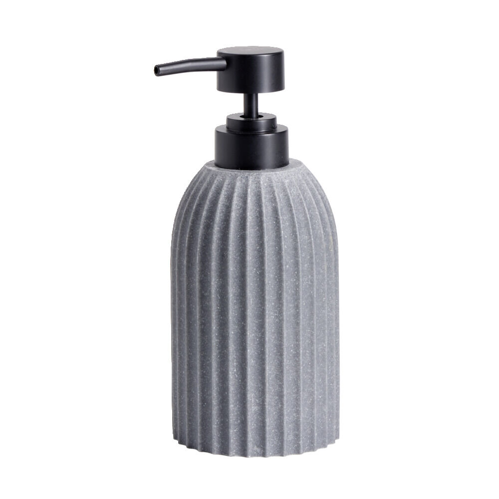 Distributeur savon effet pierre Ø7,5xH16cm