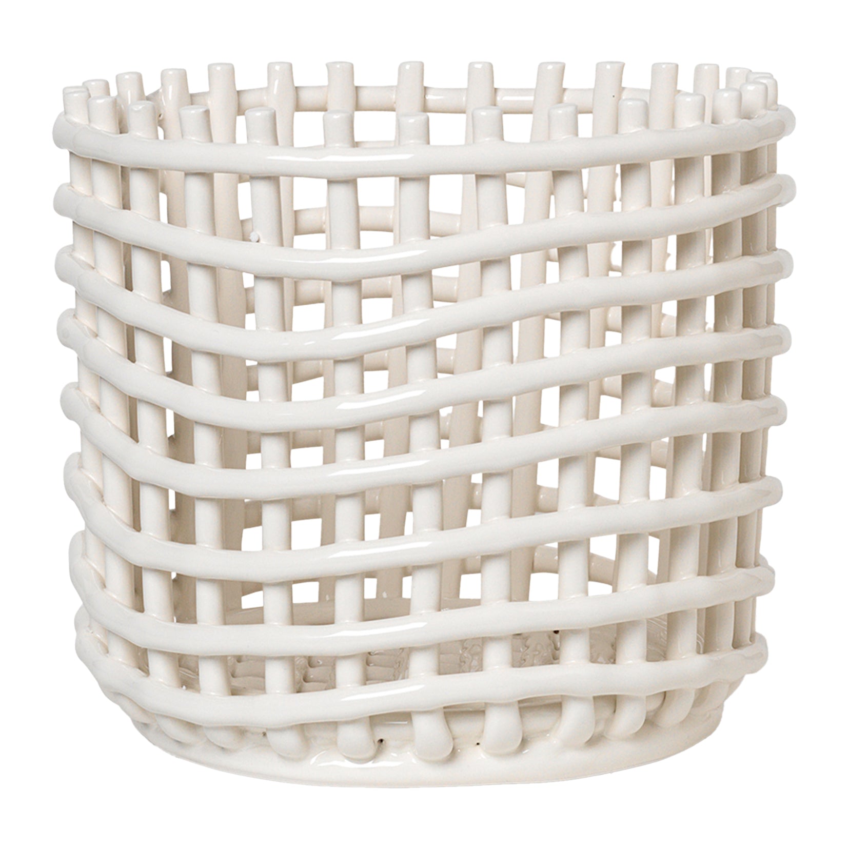 Ferm Living Ceramic Mand Large - Off-White