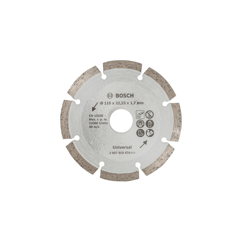 Meuleuse d'angle électrique PWS 850-125 avec disque diamant 850 W BOSCH