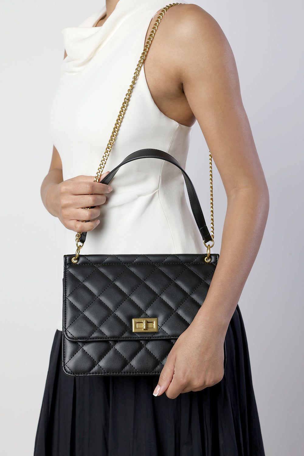 Where's That From Arisbeth Quilted Cross Body Shoulder Bag