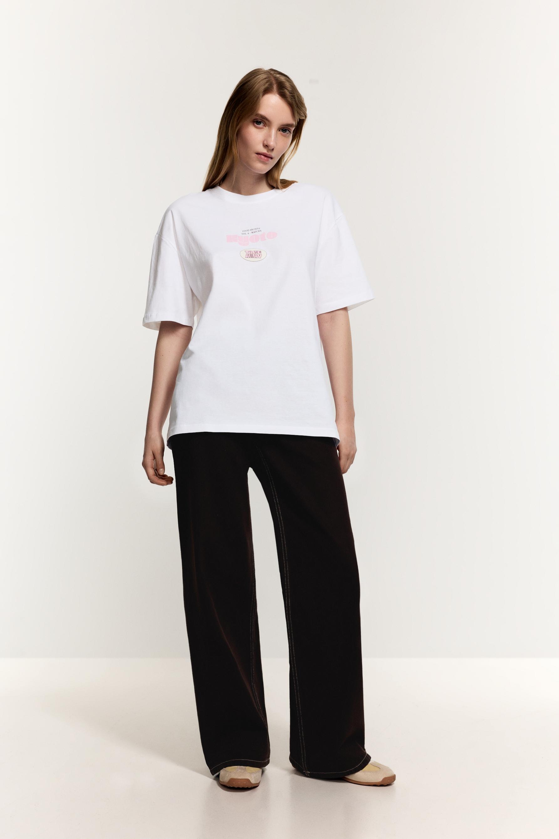 Camiseta oversize estampados