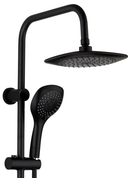 Deszczownica prysznic 1,5m 95cm czarny owal ABS
