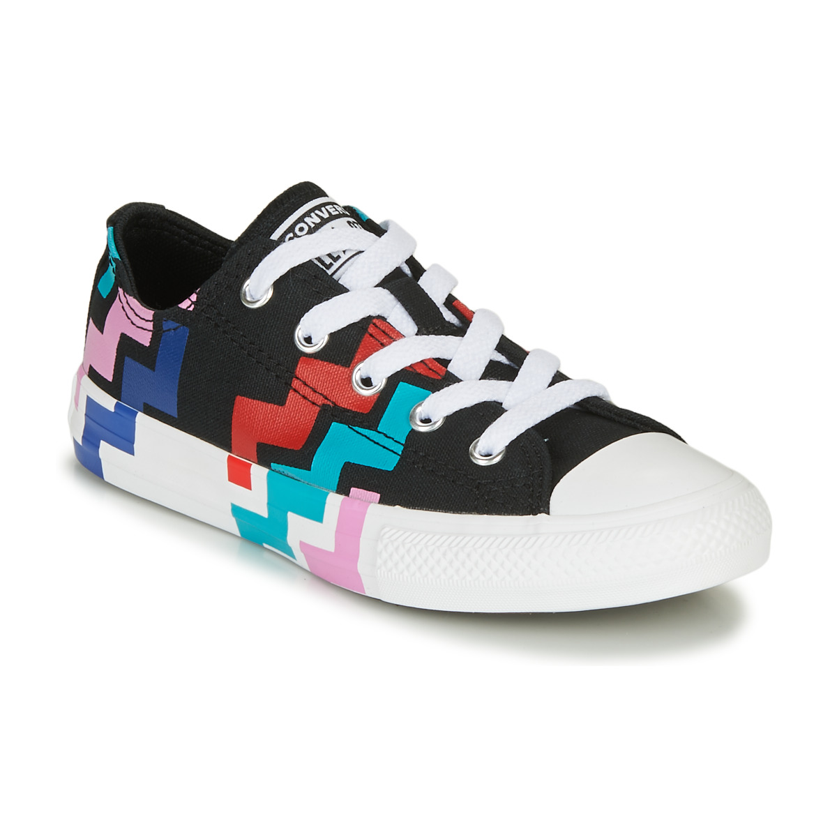 Converse - CHUCK TAYLOR ALL STAR VLTG - OX -  black / Red / Blue