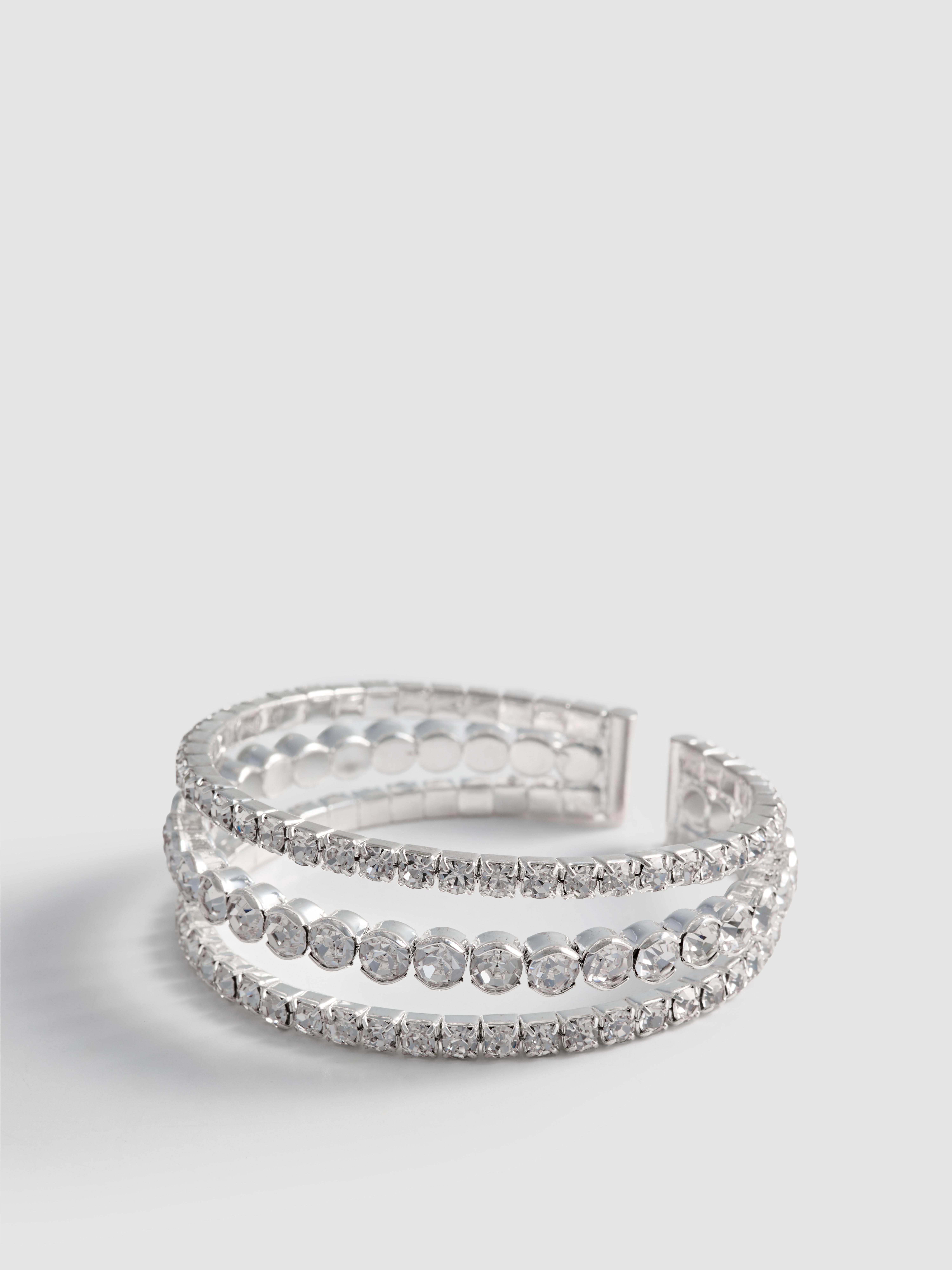 Rhinestone Wrist Cuff