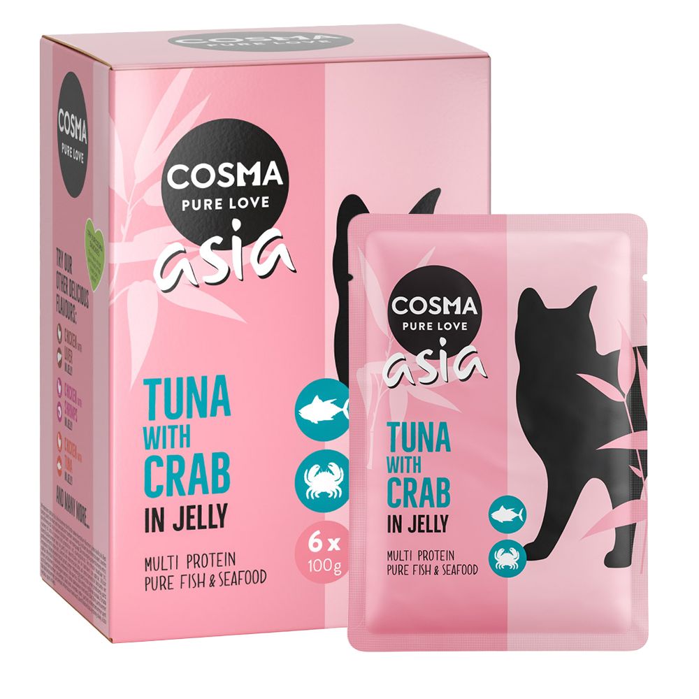 Cosma Asia in Jelly Pouches 6 x 100g