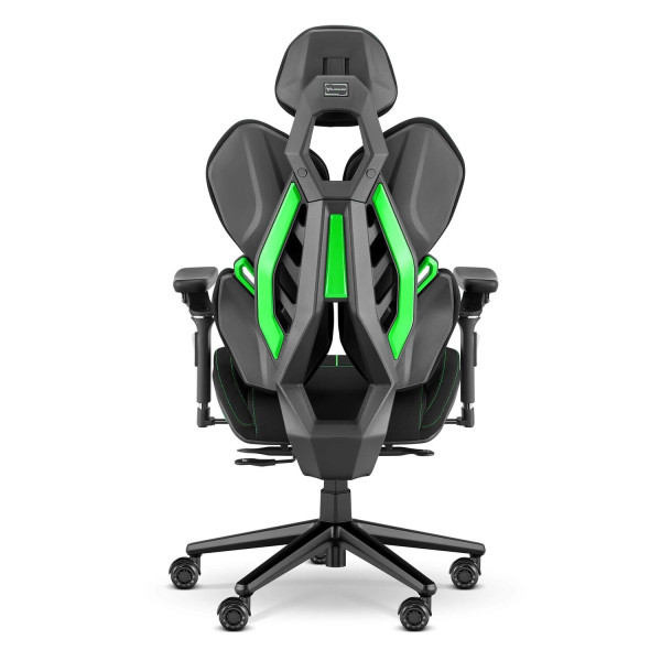 Fotel gamingowy Blackrazor czarno/zielony tkanina