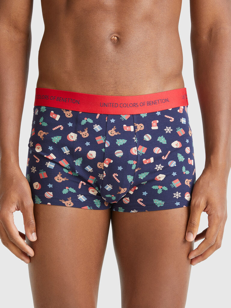Boxers with Christmas print