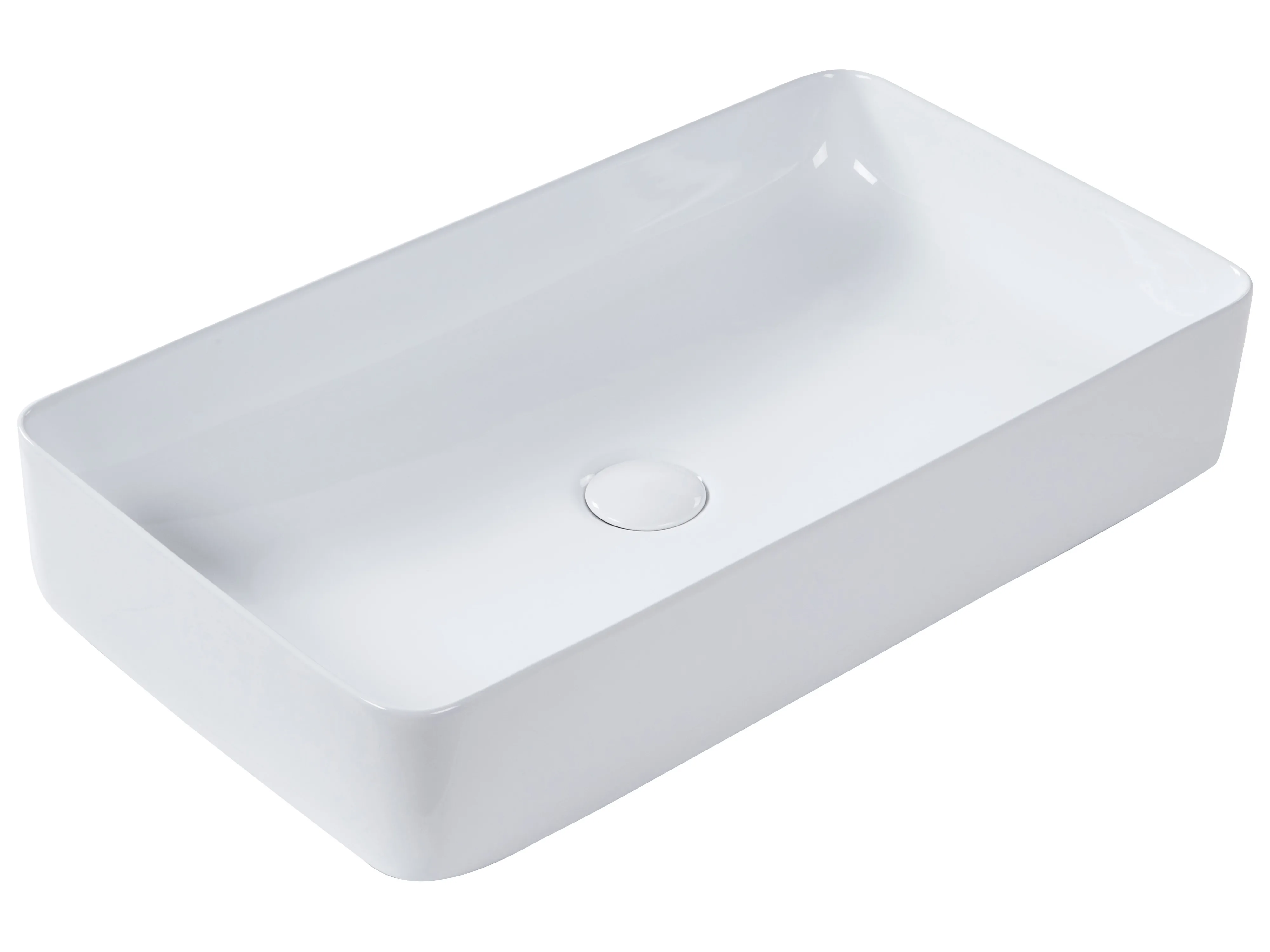 Countertop Basin ULUA 610 x 350 mm Ceramic White